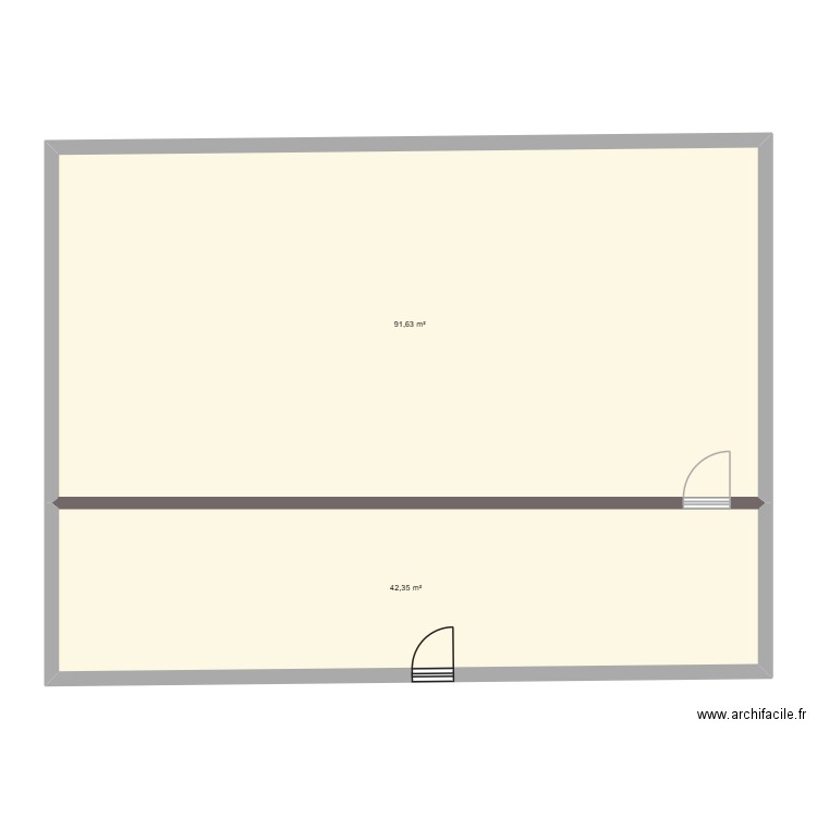 MAISON SIDCI. Plan de 2 pièces et 134 m2