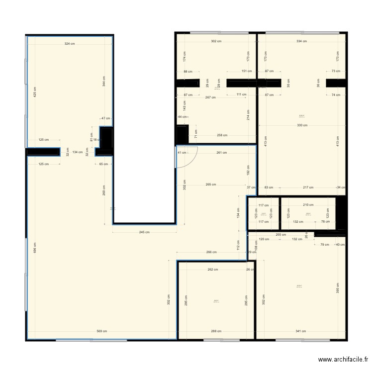 MONT ALBAN 1. Plan de 16 pièces et 120 m2