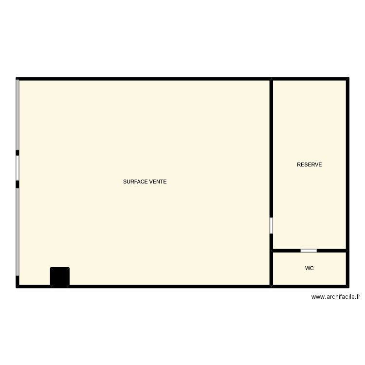 Plan d\'évacuation NART. Plan de 4 pièces et 219 m2