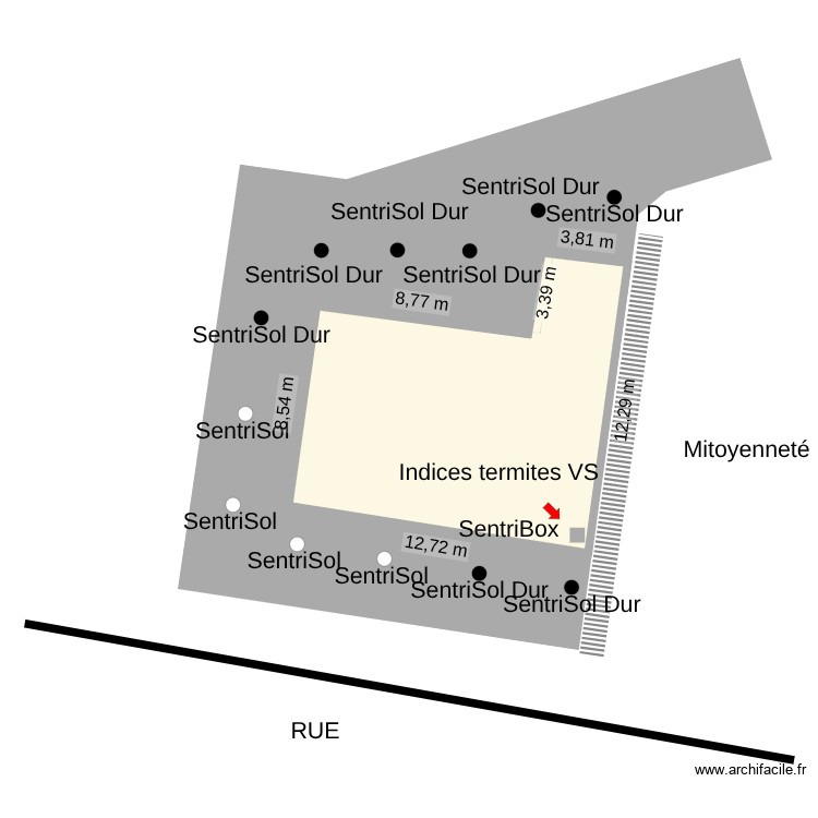 Maurice Ravel 14. Plan de 1 pièce et 111 m2