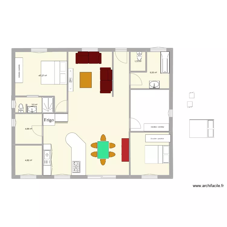 maison beaumerie 4 CONTAINEUR version 3. Plan de 