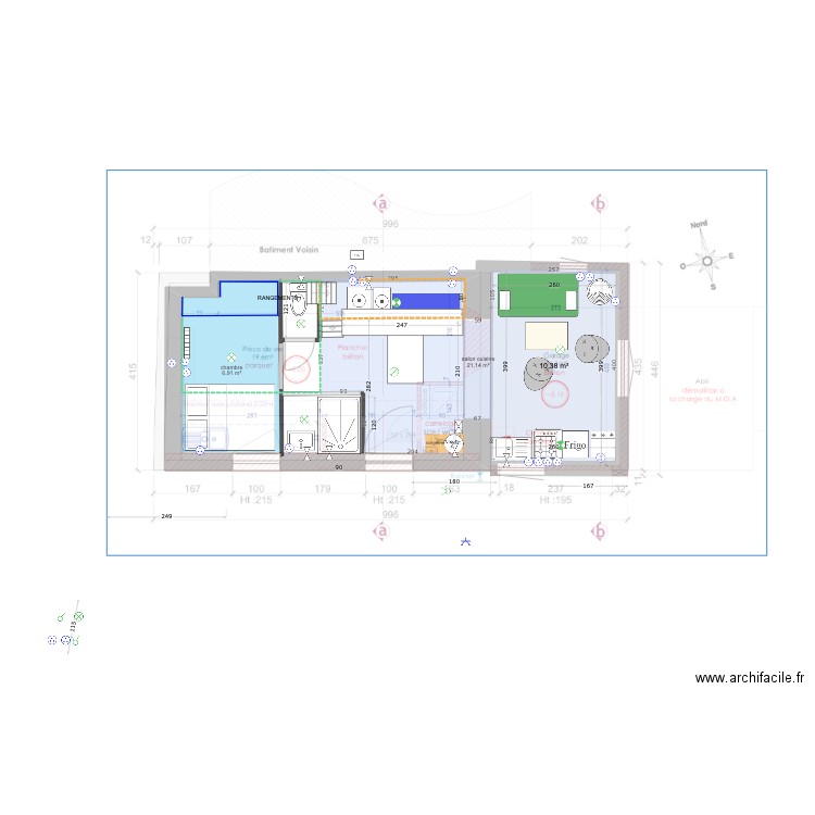 202401-maison - v6. Plan de 1 pièce et 10 m2