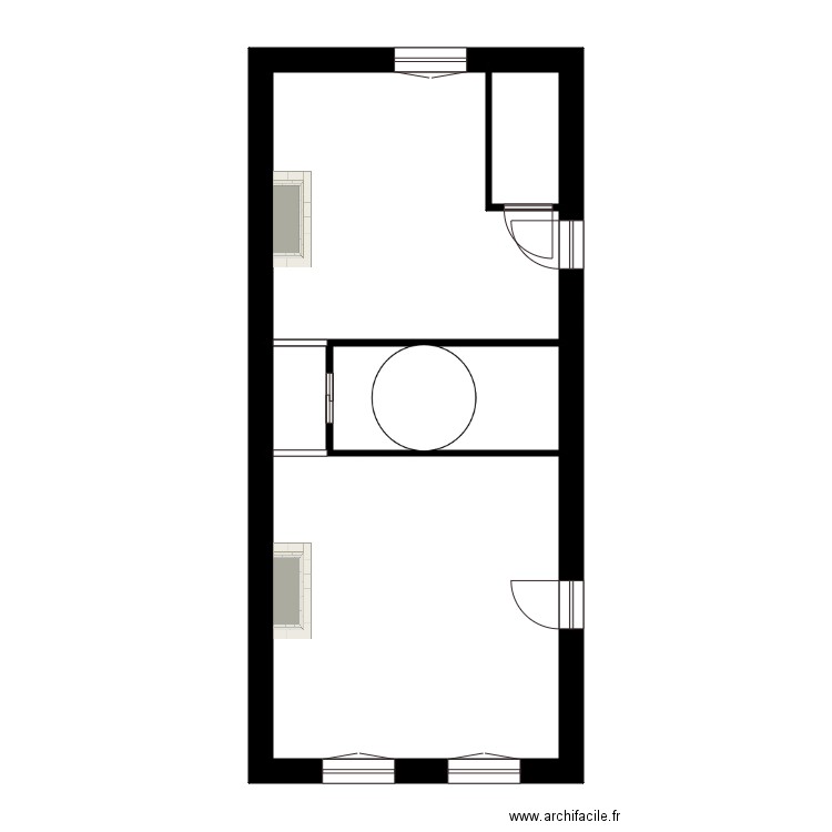 lamidieu com. Plan de 5 pièces et 53 m2