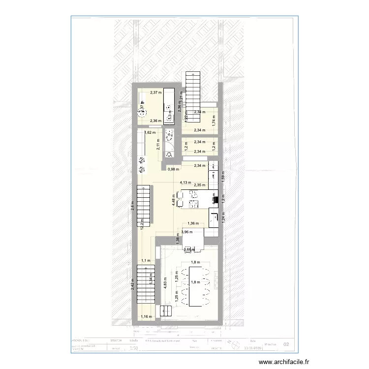 St Gilles Woo 229 ELEC - Entre sol - COMMUNS. Plan de 