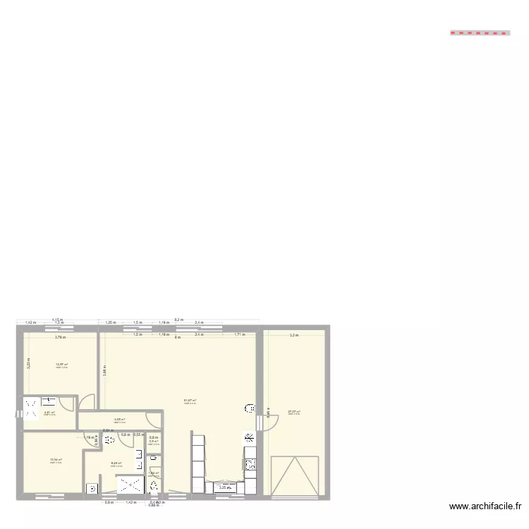 BB_maison1. Plan de 9  et 122 m²