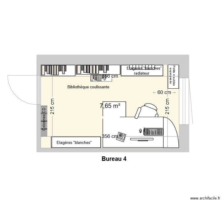 Bureau 4. Plan de 0 pièce et 0 m2