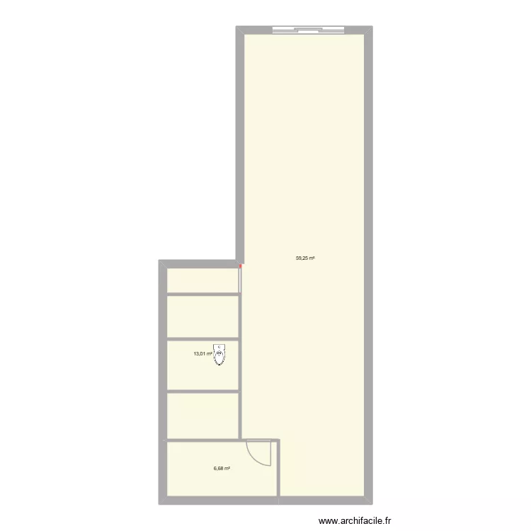 la ciotat. Plan de 3  et 79 m²