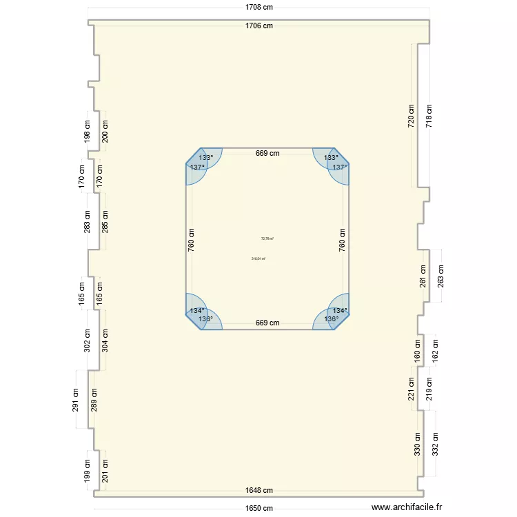 PARIS BANQUIER. Plan de 2 et 462 m² PARIS BANQUIER. Plan de 2 et 462 m²
