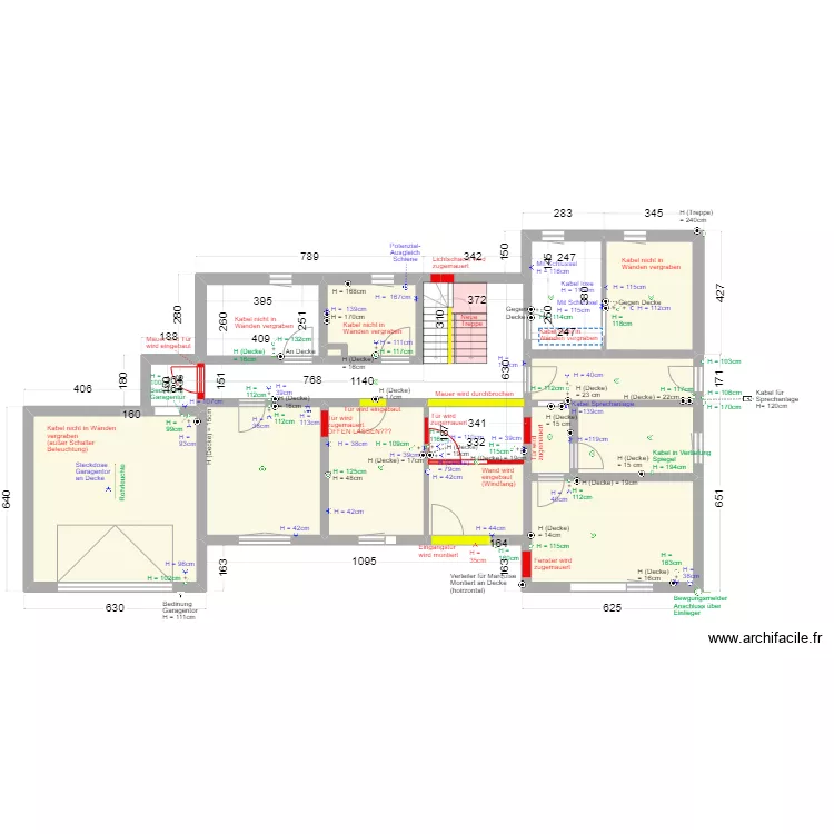 UG_Zollerstrasse_IST. Plan de 