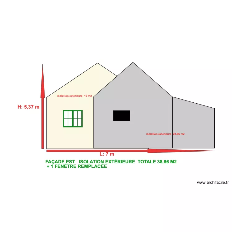 LEGOIS FAÇADE EST. Plan de LEGOIS FAÇADE EST. Plan de