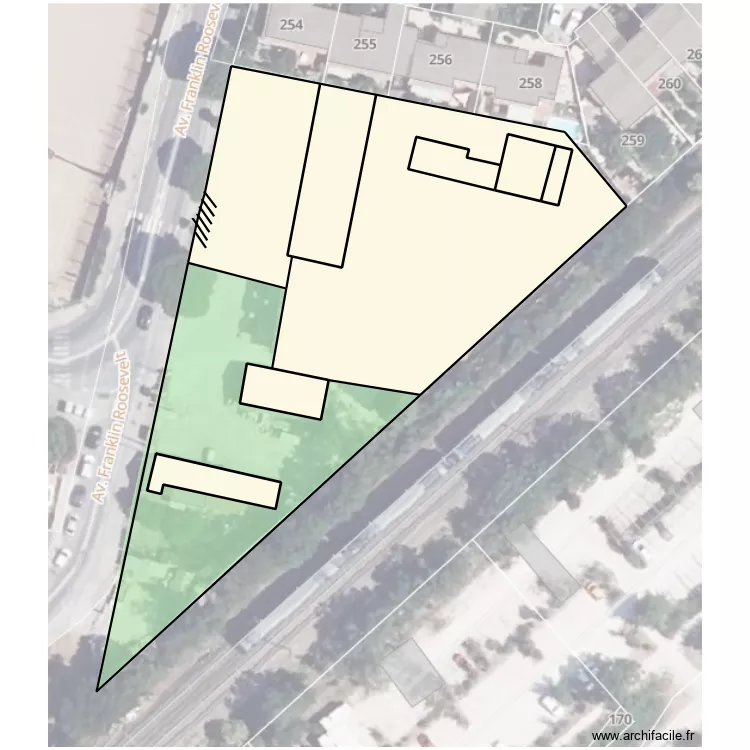 DAVID LA GARDE (PLAN DE MASSE). Plan de 7 Pièces et 15864 m² DAVID LA GARDE (PLAN DE MASSE). Plan de 7 Pièces et 15864 m²