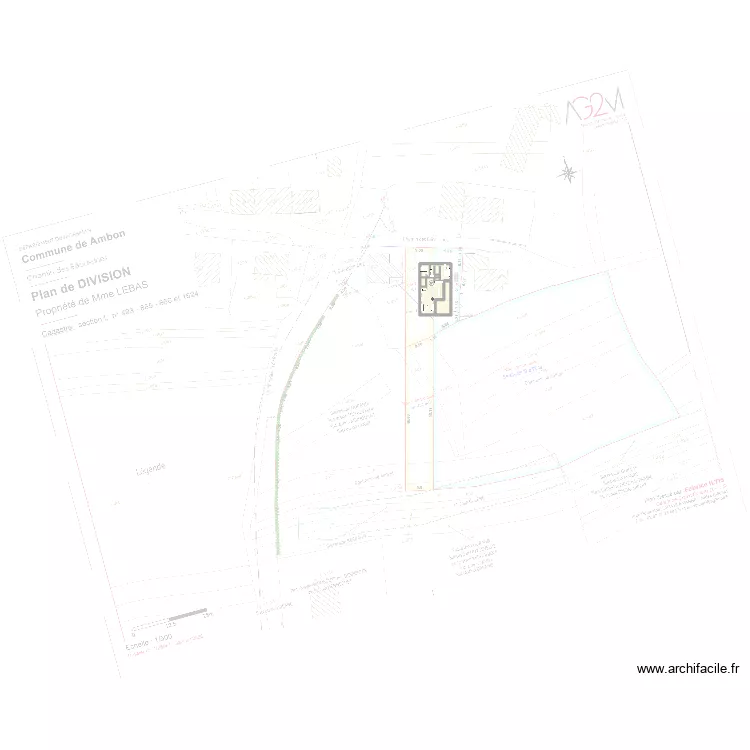 AMBON ETAGE  1. Plan de 7  et 149 m²