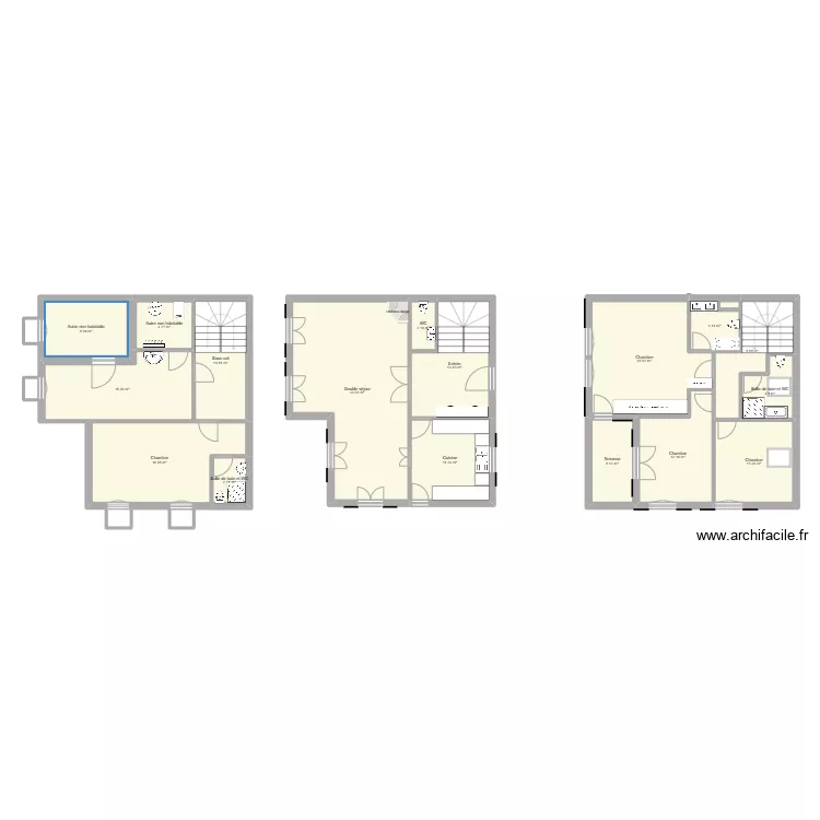 Villa Jules-Dufresne. Plan de 