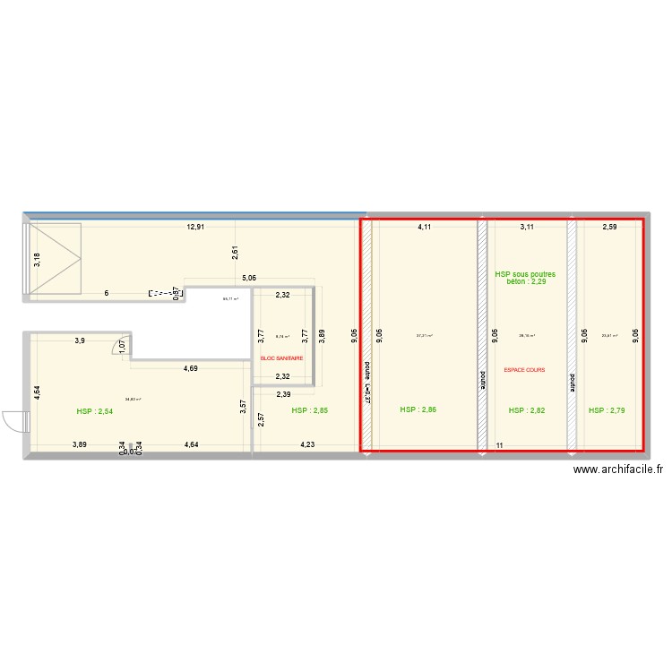 12 Miollis Bis. Plan de 6 pièces et 188 m2