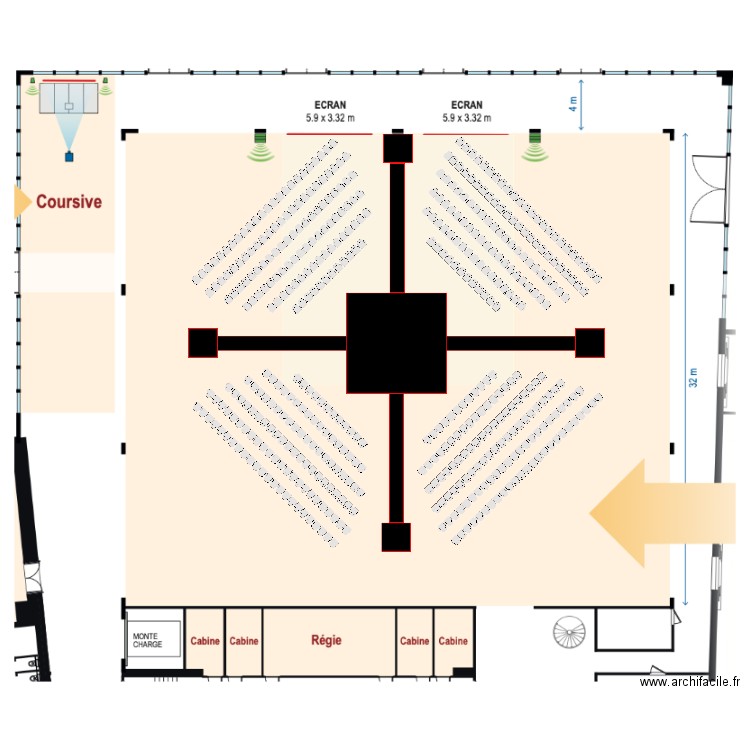 Otium Cube V5. Plan de 0 pièce et 0 m2
