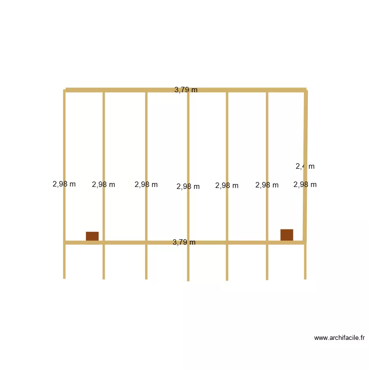 pergola. Plan de 