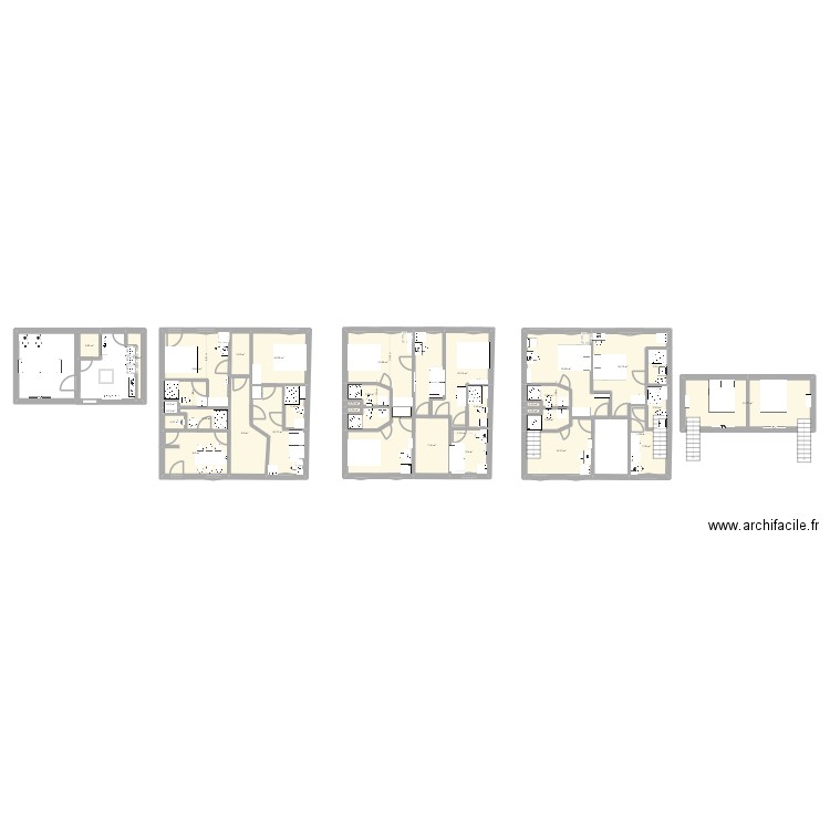 Pierrelaye Maison. Plan de 33 pièces et 223 m2