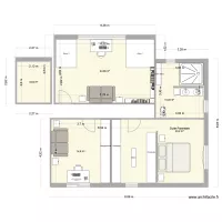 Suite parentale + 1 Chambre + Simu + sdb