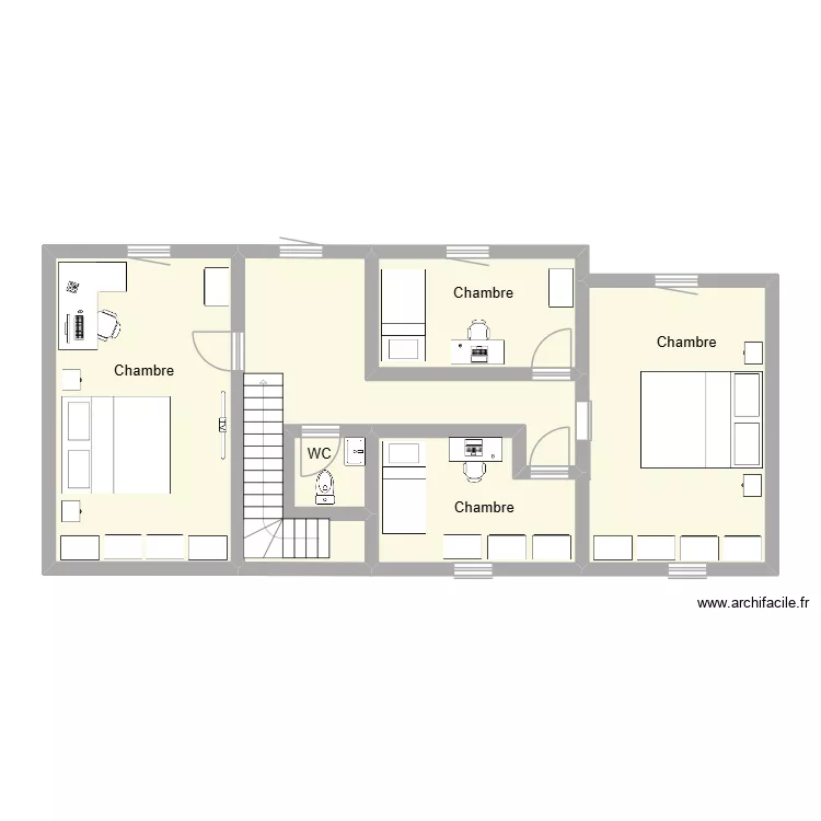 Trongrinne haut. Plan de 