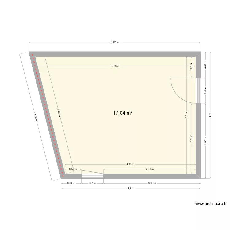 appenti2. Plan de 1 et 17 m² appenti2. Plan de 1 et 17 m²