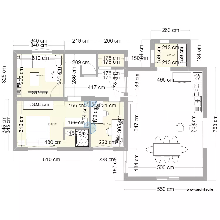 extension plan 3. Plan de 