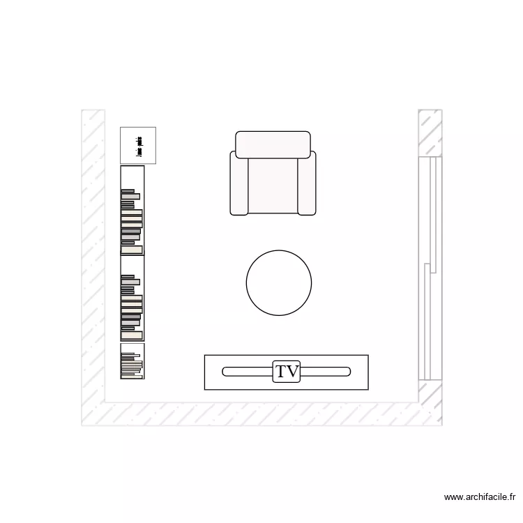 BIBLIOTHEQUE LOISIR 2. Plan de BIBLIOTHEQUE LOISIR 2. Plan de
