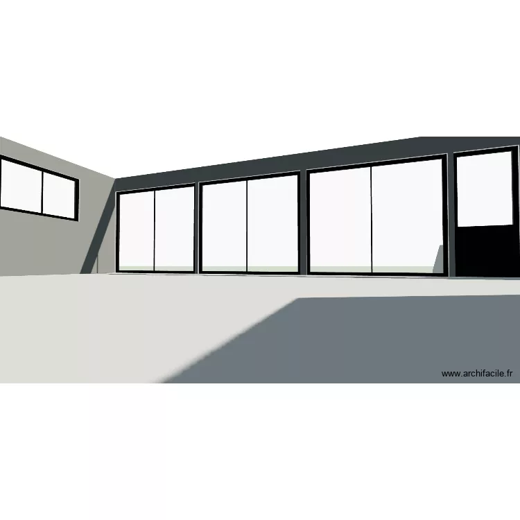atelier. Plan de 2  et 68 m²