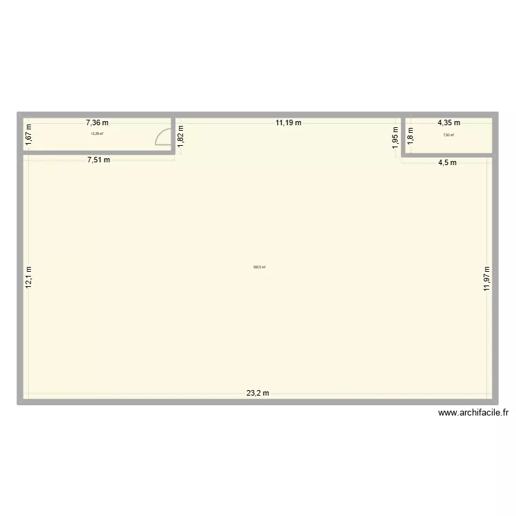 RDC Duwoye. Plan de 3 et 321 m² RDC Duwoye. Plan de 3 et 321 m²