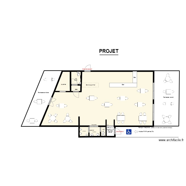 daniel. Plan de 3 pièces et 134 m2