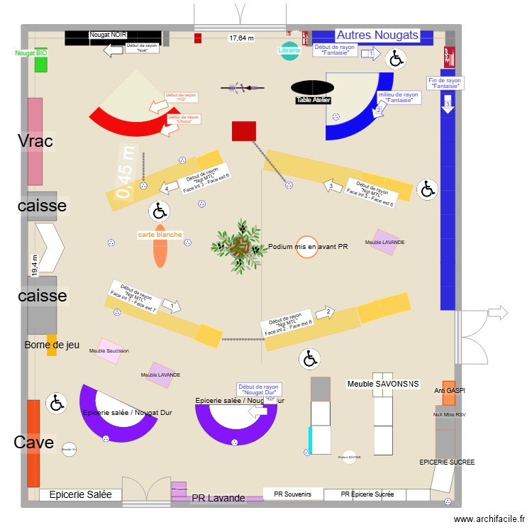 Boutique Est_modèle2025 V4. Plan de 1 pièce et 342 m2