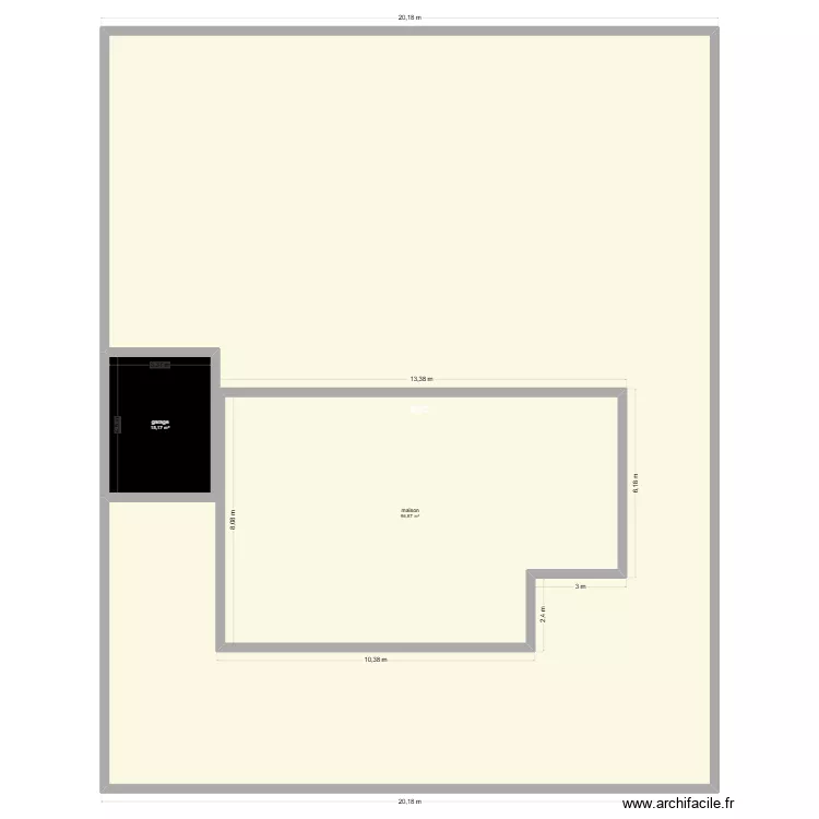 plan maison. Plan de 3  et 576 m²
