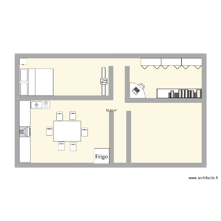 2 random. Plan de 0 pièce et 0 m2