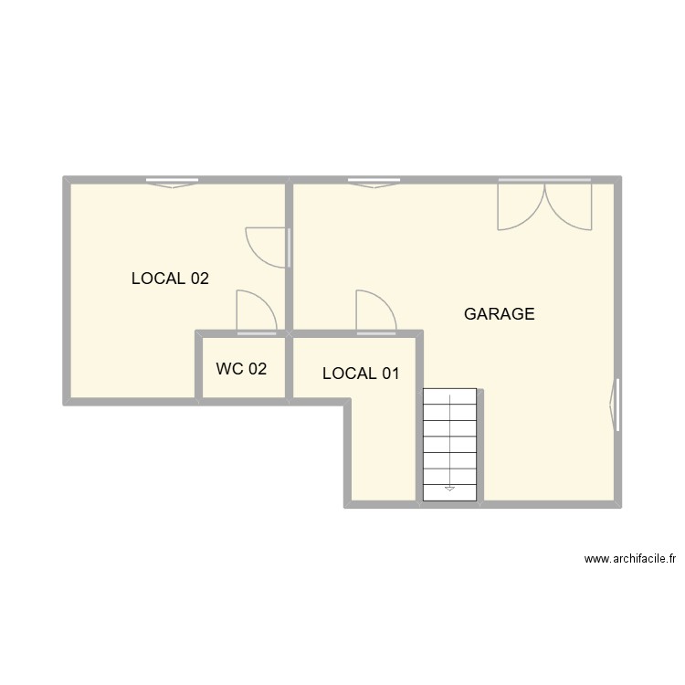 PLAN GARAGE VALABRIX. Plan de 5 pièces et 31 m2