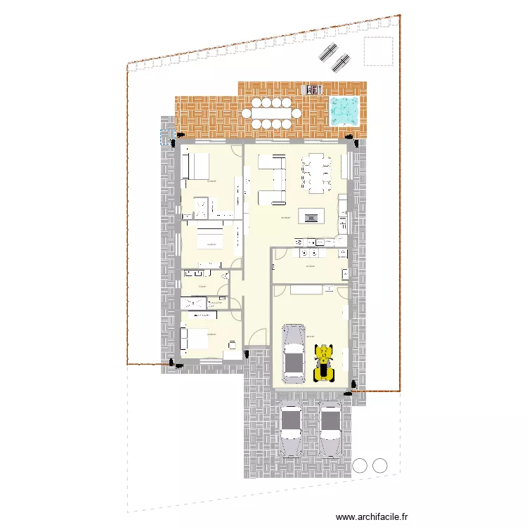 Maison oudrenne meubles. Plan de 