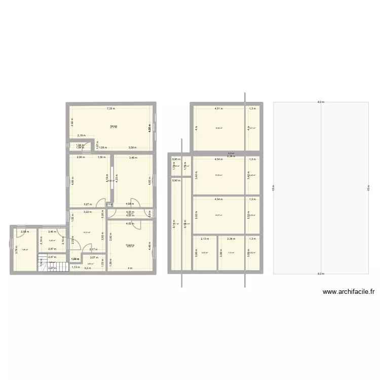 Bazoches. Plan de 25 Pièces et 216 m² Bazoches. Plan de 25 Pièces et 216 m²