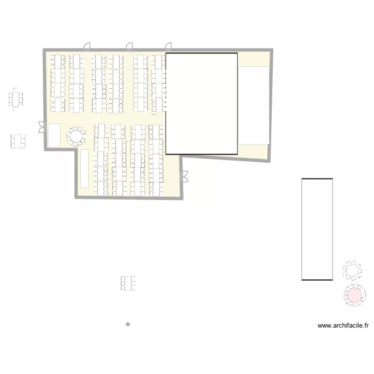 Laurentie rectangle plan testé. Plan de 1 Pièce et 455 m² Laurentie rectangle plan testé. Plan de 1 Pièce et 455 m²