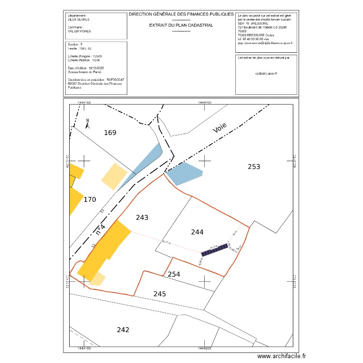 PALLUAULT. Plan de 0 pièce et 0 m2