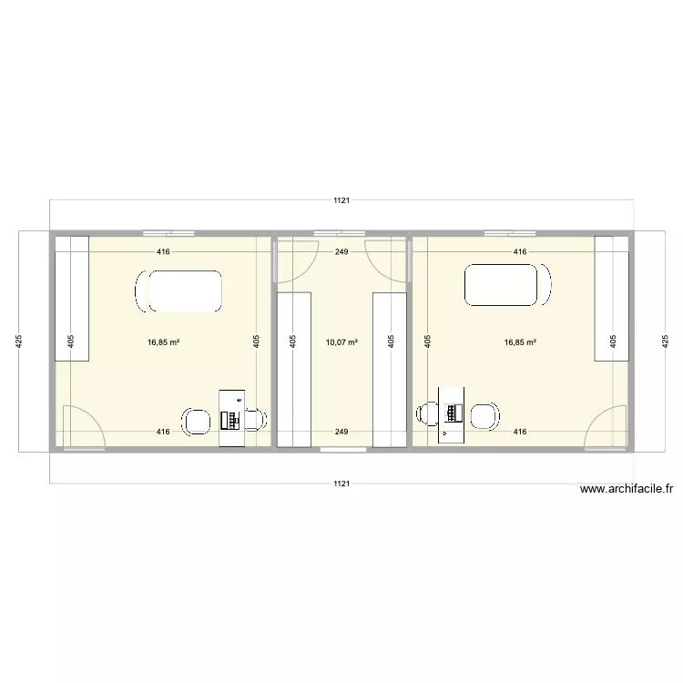 salle soin sel art. Plan de 