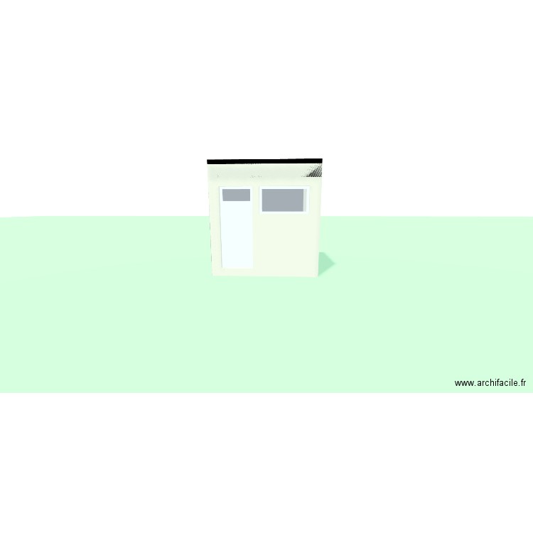 chantier Benjamin.. Plan de 1 pièce et 4 m2