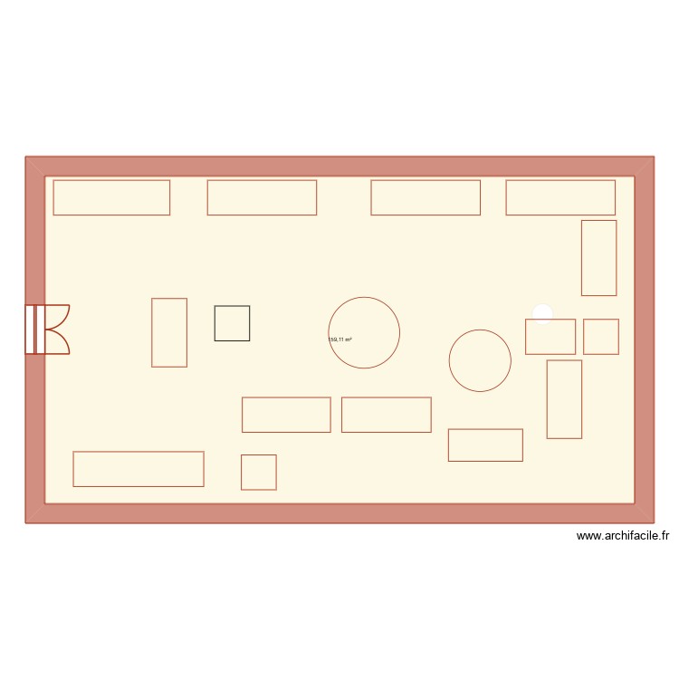 plan  parfumerie. Plan de 0 pièce et 0 m2