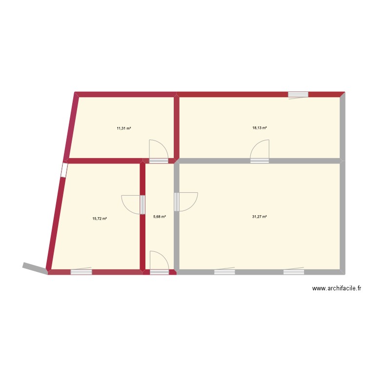 plan maison avant. Plan de 0 pièce et 0 m2