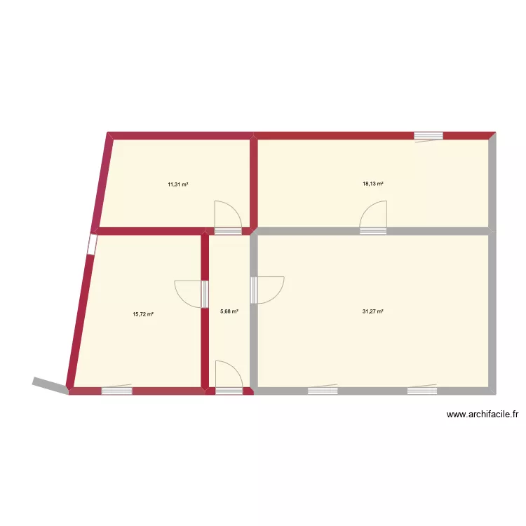 plan maison avant. Plan de 