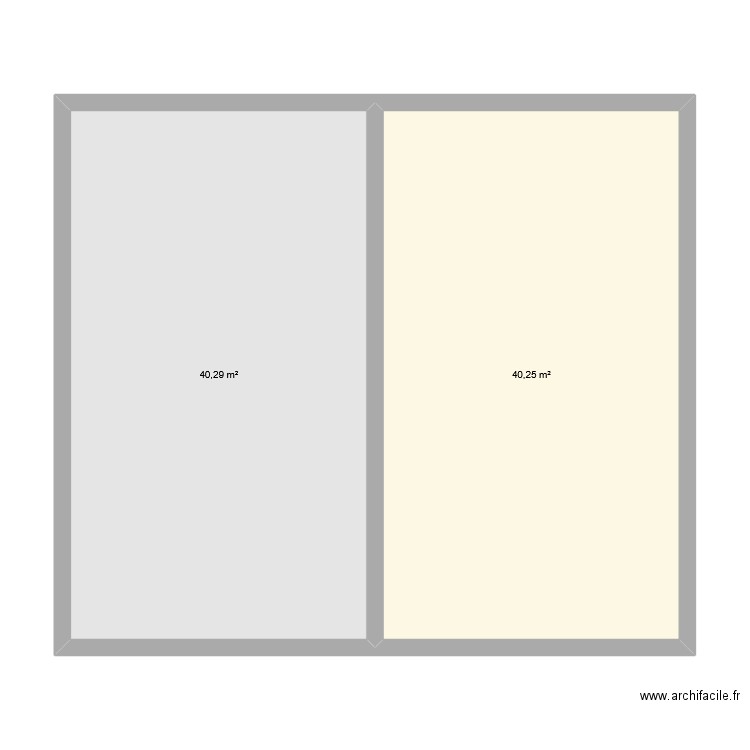 Desmond. Plan de 2 pièces et 81 m2