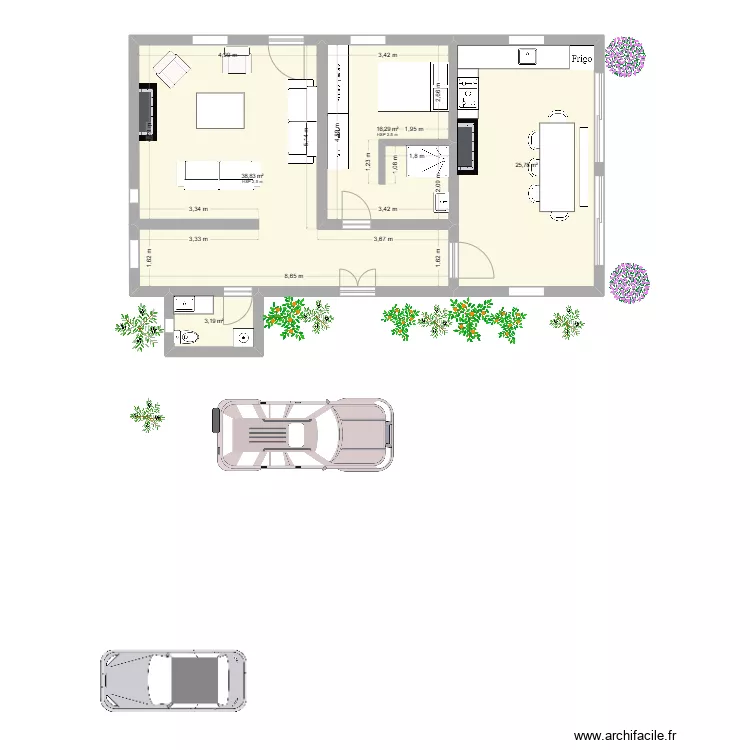 Le Brethon v1. Plan de Le Brethon v1. Plan de