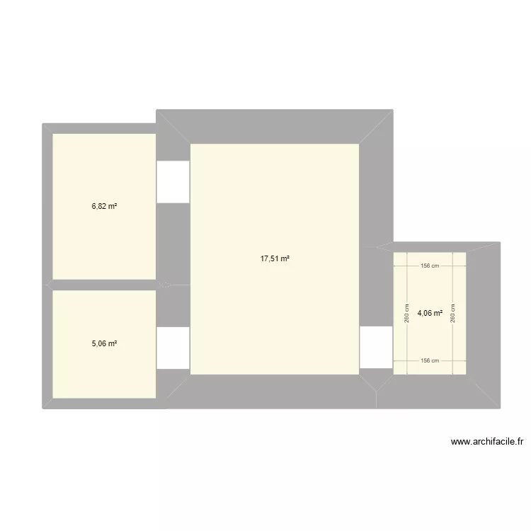 Occhiatana. Plan de 