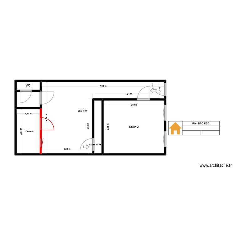 MEKKI FATAH RDC PRO. Plan de 0 pièce et 0 m2