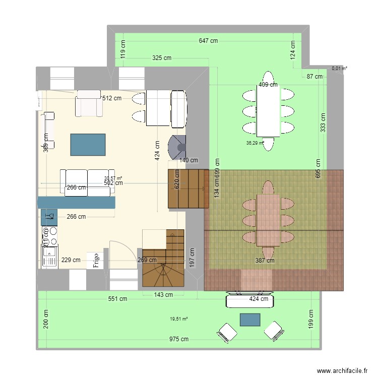 MONACHICHI RCh SIMPLE. Plan de 4 pièces et 86 m2
