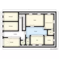 Plan de terrain 18mx12x Apps +Boutiques