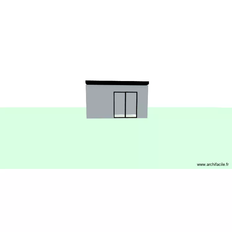 Chambre version 2. Plan de 1 et 14 m² Chambre version 2. Plan de 1 et 14 m²