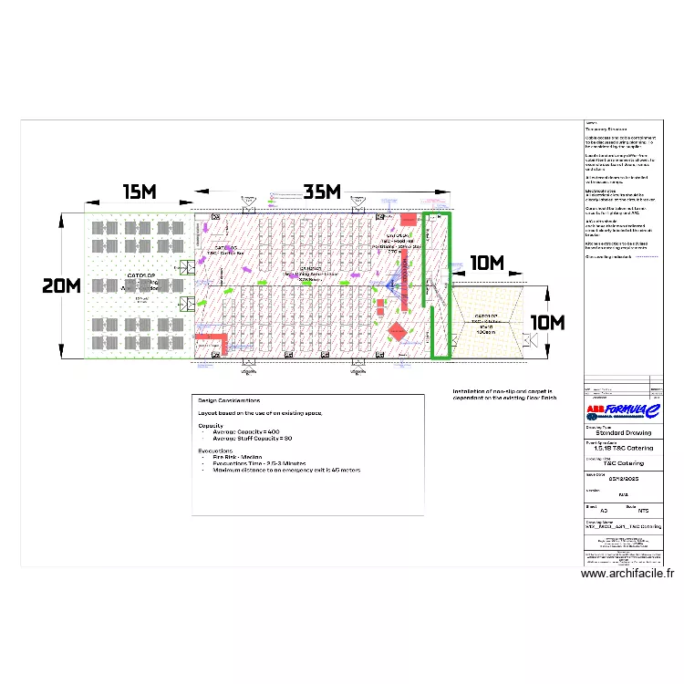 FOOD HALL LAYOUT MCO 2026. Plan de 
